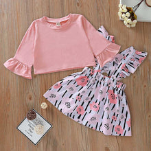 Load image into Gallery viewer, Autumn Baby Infant Girls Long Sleeve Clothing Set Floral Blouse Tops Skirt Two Pieces Sets Clothes new