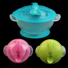 Load image into Gallery viewer, Slip-resistant Wall Suction Child Tableware Baby Kids Sucker Dishes Gravity Bowl #K4UE# Drop Ship