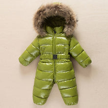 Load image into Gallery viewer, -30 degrees baby girl jumpsuits Russia winter baby clothing snow wear down jacket snowsuits for kids coats boys girls clothes