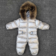 Load image into Gallery viewer, -30 degrees baby girl jumpsuits Russia winter baby clothing snow wear down jacket snowsuits for kids coats boys girls clothes