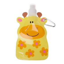 Load image into Gallery viewer, 360ml Eco Friendly Foldable Cartoon Baby Water Feeding Bag Cups Travel Drink Bottle Safe for Kids