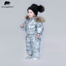 Load image into Gallery viewer, Orangemom brand 2019 winter Baby clothes Children's Clothing duck down Coats for Girls jacket kids boys jumpsuits cool snowsuits