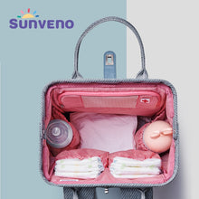 Load image into Gallery viewer, SUNVENO 2019 New Diaper Bag Backpack Large Capacity Waterproof Nappy Bag Kits Mummy Maternity Travel Backpack Nursing Handbag