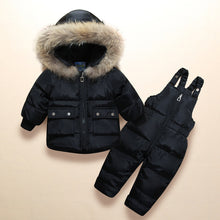 Load image into Gallery viewer, 2019 Winter Children Clothing Sets Girls Warm Duck Down Jacket for Baby Girl Clothes Children&#39;s Coat for Boy Snow Wear Kids Suit