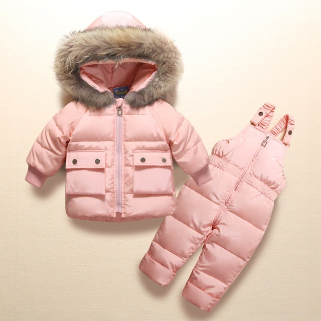 2019 Winter Children Clothing Sets Girls Warm Duck Down Jacket for Baby Girl Clothes Children's Coat for Boy Snow Wear Kids Suit