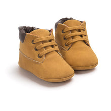 Load image into Gallery viewer, Baby Boy Soft Sole PU Leather First Walkers Crib Shoes