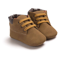 Load image into Gallery viewer, Baby Boy Soft Sole PU Leather First Walkers Crib Shoes