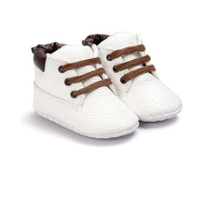 Load image into Gallery viewer, Baby Boy Soft Sole PU Leather First Walkers Crib Shoes