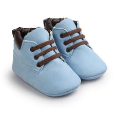 Load image into Gallery viewer, Baby Boy Soft Sole PU Leather First Walkers Crib Shoes