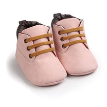 Load image into Gallery viewer, Baby Boy Soft Sole PU Leather First Walkers Crib Shoes