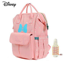 Load image into Gallery viewer, Disney Minnie Mickey Classic Red Diaper Bags 2PCS/SET Mummy Maternity Backpack Nappy Bag Large Capacity Baby Bag Travel 3D Doll