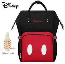 Load image into Gallery viewer, Disney Minnie Mickey Classic Red Diaper Bags 2PCS/SET Mummy Maternity Backpack Nappy Bag Large Capacity Baby Bag Travel 3D Doll
