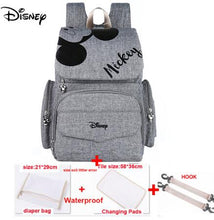 Load image into Gallery viewer, Disney Minnie Mickey Classic Red Diaper Bags 2PCS/SET Mummy Maternity Backpack Nappy Bag Large Capacity Baby Bag Travel 3D Doll