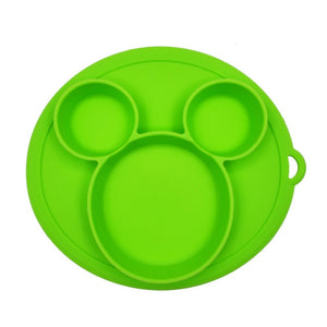 Baby Safe Silicone Dining Plate BPA Free Solid Children Dishes