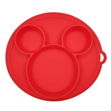 Load image into Gallery viewer, Baby Safe Silicone Dining Plate BPA Free Solid Children Dishes