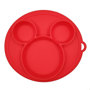 Baby Safe Silicone Dining Plate BPA Free Solid Children Dishes