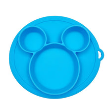 Load image into Gallery viewer, Baby Safe Silicone Dining Plate BPA Free Solid Children Dishes