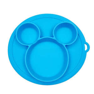 Baby Safe Silicone Dining Plate BPA Free Solid Children Dishes