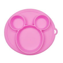 Load image into Gallery viewer, Baby Safe Silicone Dining Plate BPA Free Solid Children Dishes