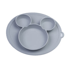 Load image into Gallery viewer, Baby silicone plate Kids Bowl Plates baby feeding silicone bowl baby silica gel dishes kids tableware