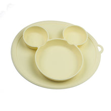 Load image into Gallery viewer, Baby silicone plate Kids Bowl Plates baby feeding silicone bowl baby silica gel dishes kids tableware