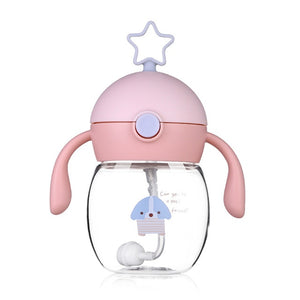 Sippy Cup With Straw Baby Feeding Cup Kids Learn Drinking Water