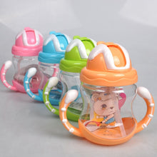 Load image into Gallery viewer, Cute Baby Feeding Cup  with Straw Children Learn Feeding