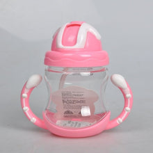 Load image into Gallery viewer, Cute Baby Feeding Cup  with Straw Children Learn Feeding