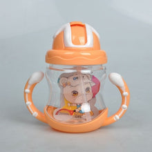 Load image into Gallery viewer, Cute Baby Feeding Cup  with Straw Children Learn Feeding