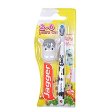 Load image into Gallery viewer, Children Cartoon Baby Brush with Training Holder Tooth