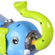 Load image into Gallery viewer, Baby Electric Rotate Elephant Puzzle Eraly Education Toy W/ Colorful Light Music