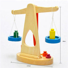 Load image into Gallery viewer, Wooden Puzzle Scale Baby Developmental Educational Toys Nursery Kid Teaching Toy